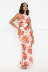 Peach Fever Maxi Dress Orange