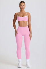 Soft Active Mid-Rise Leggings in Baby Pink