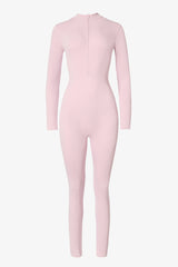Thermal Base-Layer Jumpsuit in Powder Pink