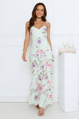 Luxe Twinkle Maxi Dress Mint