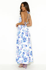 Luxe Escape Maxi Dress Blue