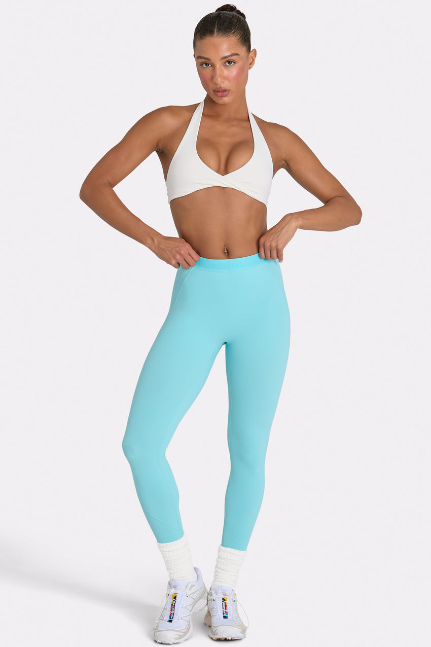 Soft Active Leggings in Aqua