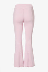 Waterproof Belted Ski Salopettes in Powder Pink